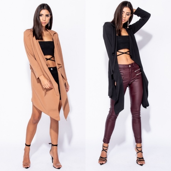 Parisian Jackets & Blazers - LAST 1! NWT Long Line Waterfall Coat Duster Jacket